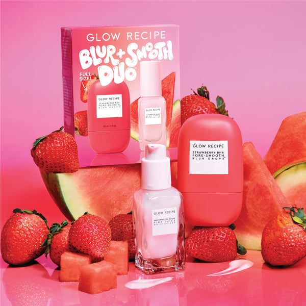 Glow Recipe Strawberry BHA Pore-Smooth Blur Drops Brand New Never top Opened